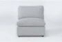 Jolene Silver Grey Armless Chair - Signature
