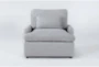 Jolene Silver Grey Power Recliner with USB | Living Spaces