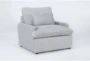 Jolene Silver Grey Chair - Side
