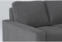 Mackenzie Charcoal 80" Queen Plus Sofa Sleeper with Reversible Storage Chaise - Detail