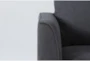 Aya Grey Swivel Chair - Detail
