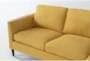 Aya Mustard 90" Sofa With Reversible Chaise - Detail