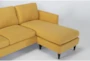 Aya Mustard 2 Piece Living Room Set - Detail