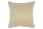 20X20 Sand Textural Lines Performance Throw Pillow - Back