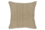 20X20 Sand Textural Lines Performance Throw Pillow - Signature