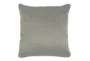 20X20 Gray Textural Lines Performance Throw Pillow - Back