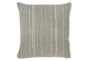 20X20 Gray Textural Lines Performance Throw Pillow - Signature