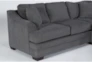 Dominic Grey 127" 2 Piece Sectional With Right Arm Facing Chaise - Detail
