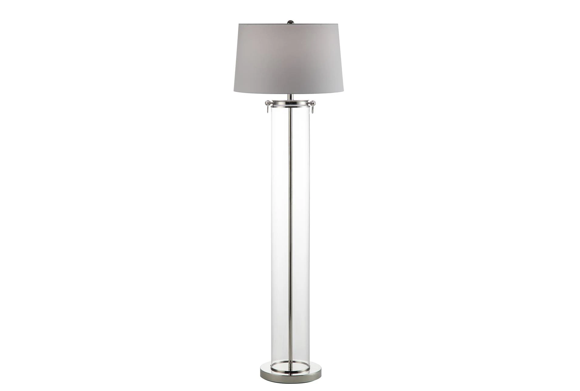 61 Inch Clear Glass Floor Lamp | Living Spaces
