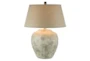 27.5 Inch Beige Hydrocal Table Lamp - Signature
