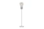 65 Inch Chrome/Clear Glass Floor Lamp - Signature