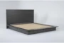 Alor Eastern King Platform Bed + Headboard  - Side