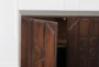 Weathered Brown 3 Door Sideboard - Detail
