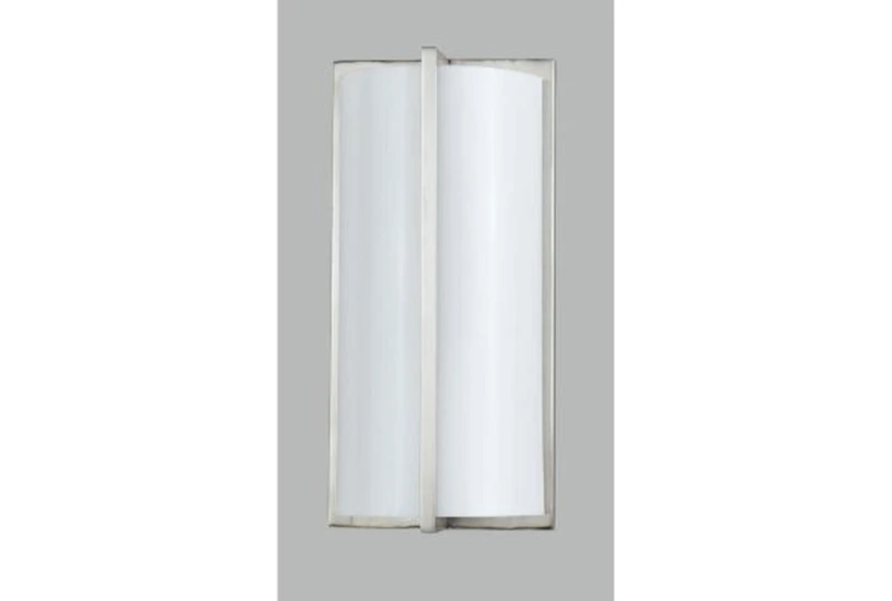 3.5X12 Inch Brushed Steel Wall Lamp - 360