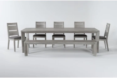Sandi Dining With Bench Set For 8