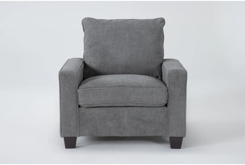 Reid Grey Arm Chair - 360