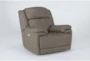 Cash Leather Power Recliner with Power Headrest, Lumbar & USB - Side