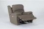 Cash Leather Power Recliner with Power Headrest, Lumbar & USB - Side