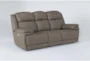 Cash 88" Power Reclining Sofa With Power Headrest & Lumbar - Side