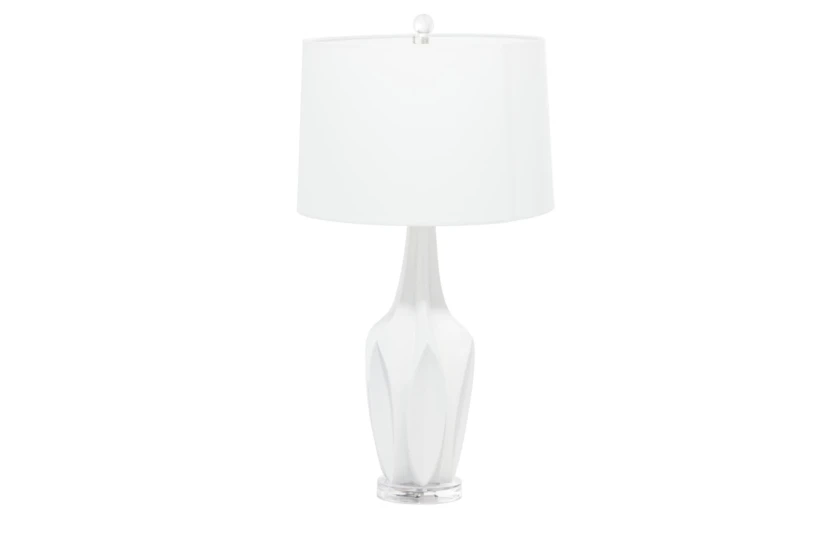 29" White Resin Accent Lamp Set of 2 - 360