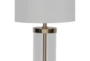 24" Gold Metal Glass Table Lamp - Detail