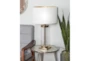 24" Gold Metal Glass Table Lamp - Room