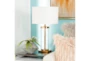 24" Gold Metal Glass Table Lamp - Room
