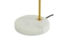 23" Marble White Metal Table Lamp - Detail