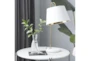 23" Marble White Metal Table Lamp - Room