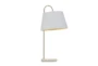 23" Marble White Metal Table Lamp - Signature