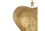 Gold Iron Heart Windchime Set Of 3 - Detail