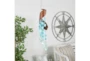 32 Inch Teal Oyster Shells Windchime - Room