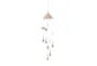 32 Inch Gold Mango Wood Butterfly Windchime - Material