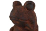 17Inch Rust Magnesium Oxide Garden Sculpture - Detail