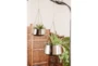Silver Iron Hanging Planter Set Of 2 - Room