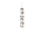33 Inch Brown Wood Elephant Windchime - Material