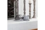 7 Inch Grey Polystone Cat Garden Sculpture - Room