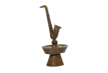 37Inch Brown Metal Fountain