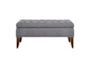Grey 41 Inch Tufted Top Upholstered Storage Bench - Signature