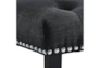 Charcoal 49 Inch Diamond Tufted Upholstered Bench - Base