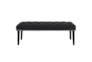 Charcoal 49 Inch Diamond Tufted Upholstered Bench - Signature