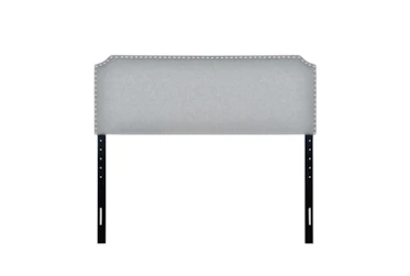 Queen Stone Clipped Corner Upholstered Headboard