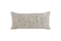 16X36 Natural Textured Woven Lumbar Throw Pillow - Signature