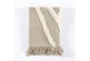 50X70 Ivory + Natural Sundial Throw Blanket + Wall Hanging - Signature