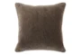 22X22 Desert Brown Stonewashed Velvet Throw Pillow - Signature