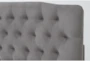 Miley Queen Upholstered Panel Bed - Detail