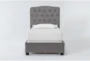 Miley Twin Upholstered Panel Bed - Signature