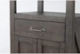 Jaxon Grey 2 Piece Wine Bar Cabinet - Detail