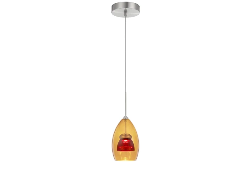 Addison 4X13 Amber Red Integrated Led Mini Bell Pendant - 360