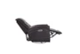 Crew Coffee Leather Power Swivel Glider Recliner with Built-In Battery, Power Headrest & USB - Side